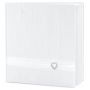 Księga Gości PartyDeco 20.5x20.5cm/22 Biała/Serce srebrne - 2